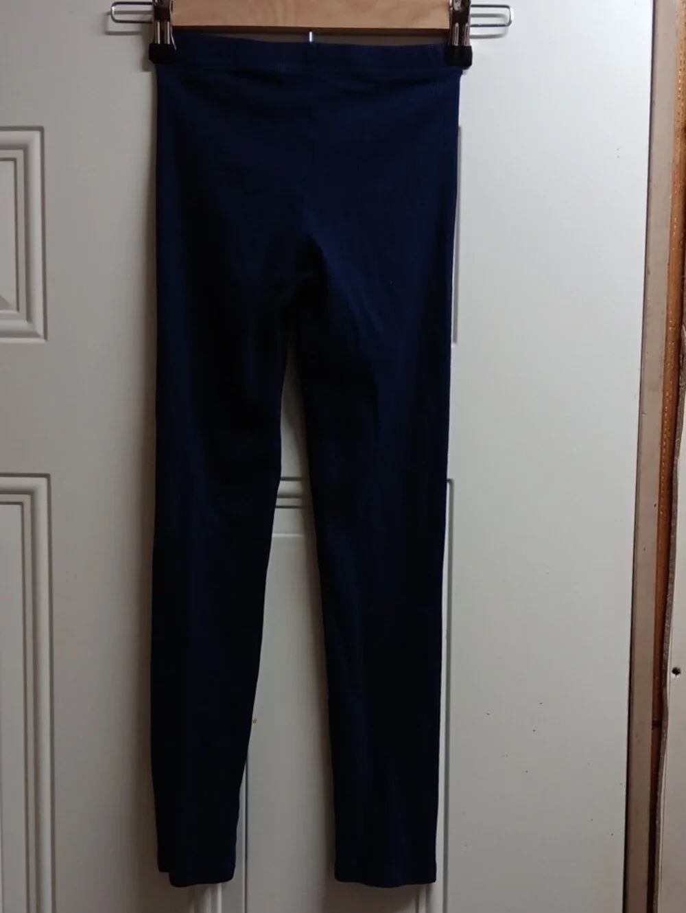 Old Navy Ribbed Navy Stretch Leggings For Girls